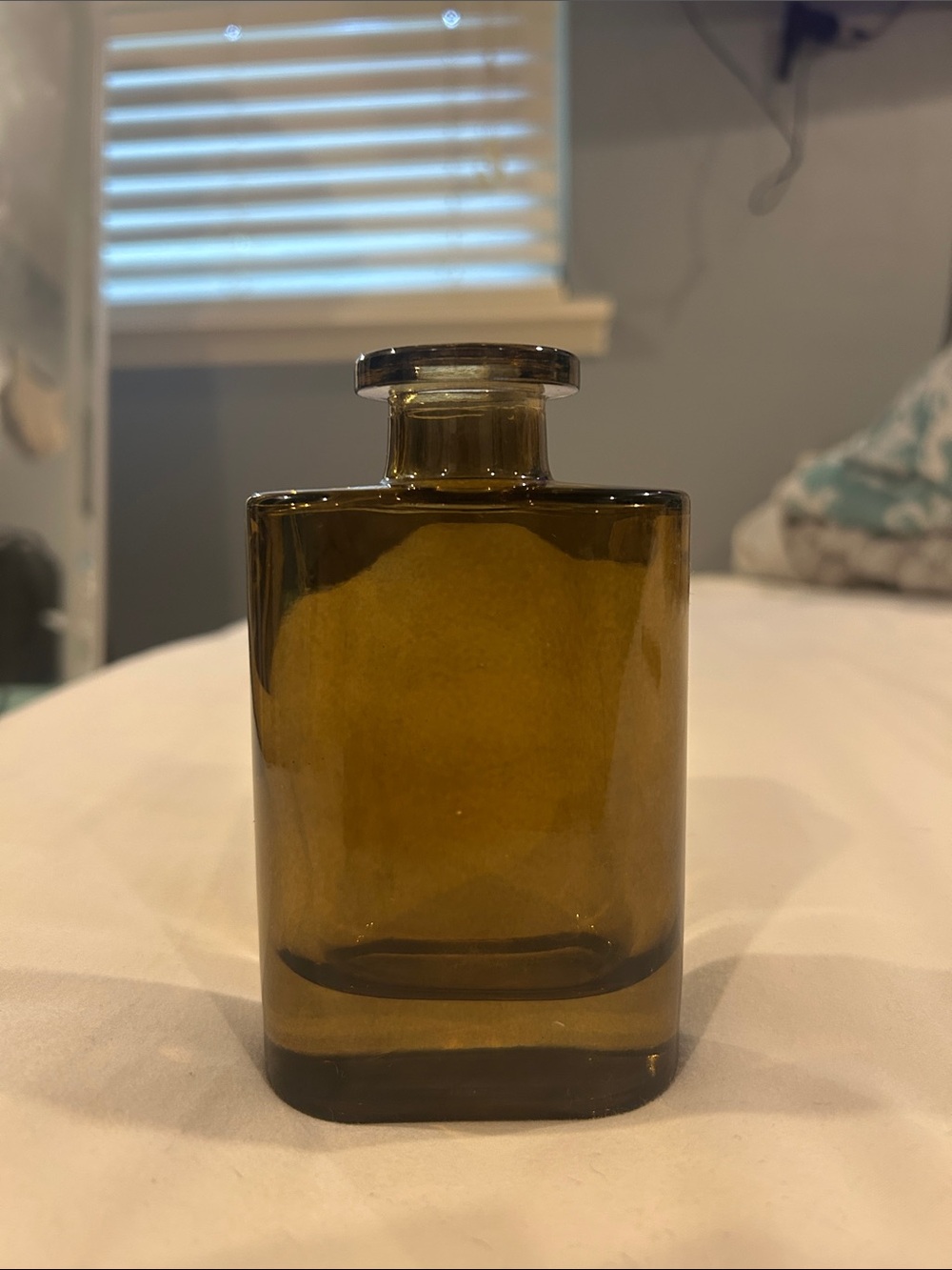 Bed Bath & Beyond Amber Glass Body Oil Bottle